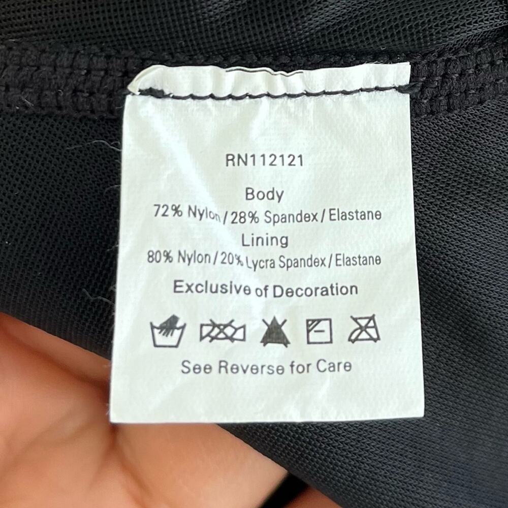 Spanx Bra-llelujah! One-Piece Underwire Swimsuit Black 6D/DD - Picture 10 of 10